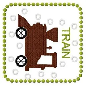 Train Embroidery Design In Demand