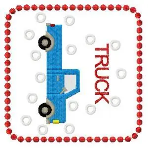 Truck Embroidery Design Holiday Sale