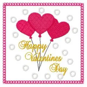 Happy Valentines Day Embroidery Design Super Sale