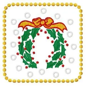 Xmas Holly Embroidery Design Editor’s Pick