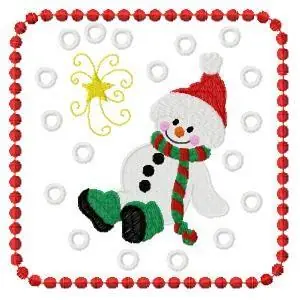 Snowman Embroidery Design Get Yours