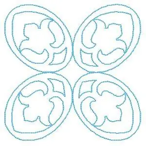 Outline Decoration Embroidery Design Money Back Guarantee