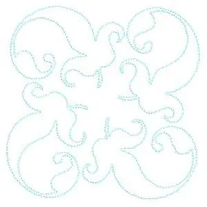 Swirl Outline Embroidery Design Trusted Brand