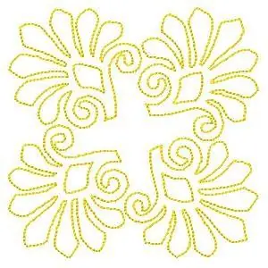Outline Embellishment Embroidery Design Best Choice
