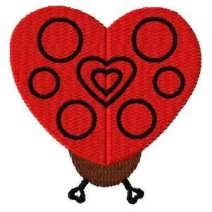 Lady Bug Embroidery Design Buy Direct