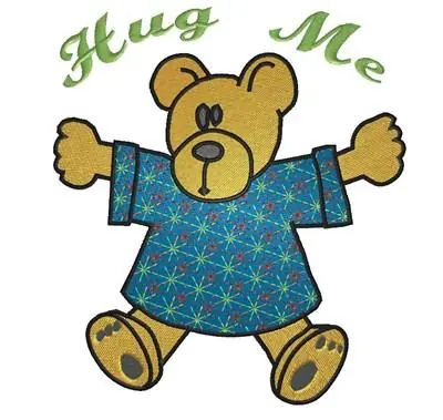 Hug Me Embroidery Design Deal