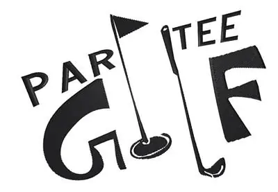Hot Deal Par Tee Golf Embroidery Design