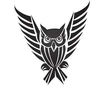 Buy Direct Tribal Owl Embroidery Design
