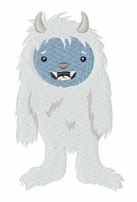 Yeti Creature Embroidery Design One Day Deal