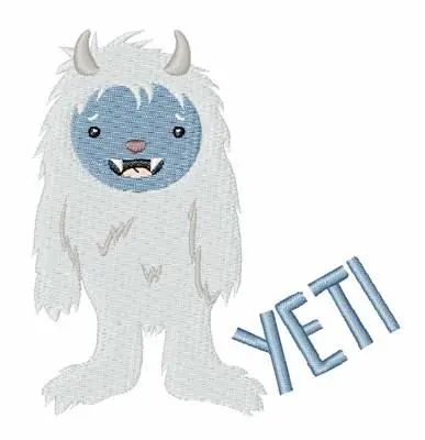 Hot Deal Yeti Monster Embroidery Design