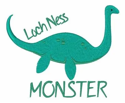 Loch Ness Monster Embroidery Design Premium