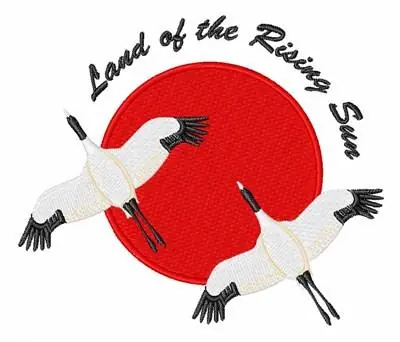 Hot Deal Rising Sun Embroidery Design