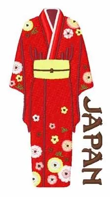 Crafted Japan Kimono Embroidery Design