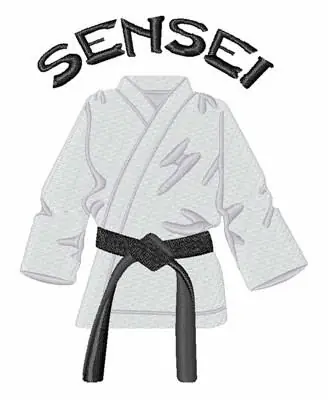 Trusted Brand Sensei Jacket Embroidery Design