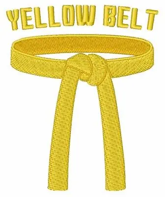 Yellow Belt Embroidery Design Super Sale