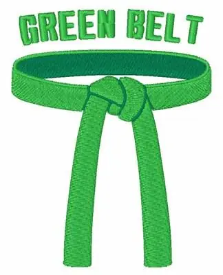Special Discount Green Belt Embroidery Design