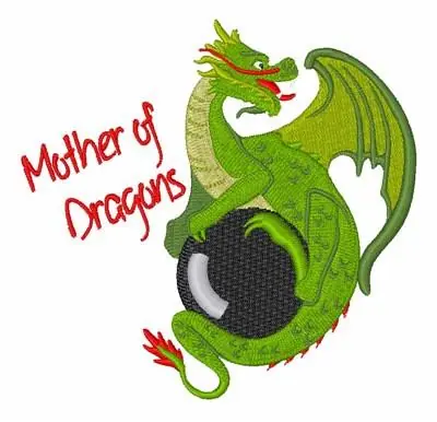 Mother Of Dragons Embroidery Design Special Offer
