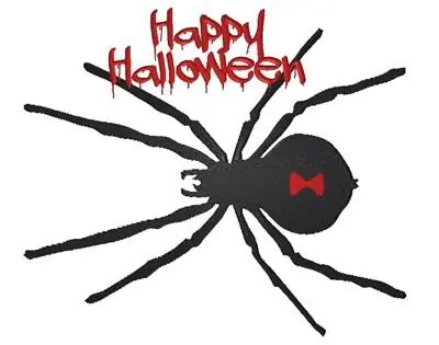 Modern Happy Halloween Embroidery Design