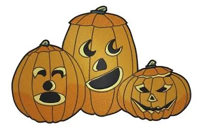 Three Jack-O-Lanterns Embroidery Design Hot Picks