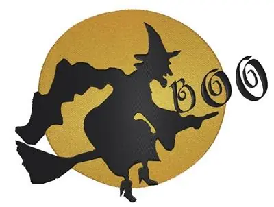 Boo Embroidery Design Reduced Price