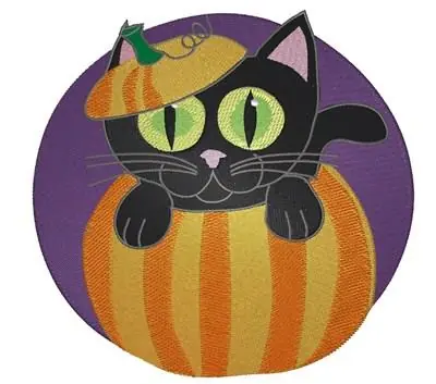 Pumpkin Suprise Embroidery Design Next Day Delivery