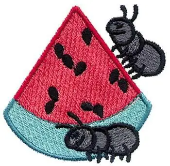 Latest Ants & Fruit Embroidery Design