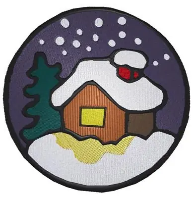 Get Yours Winter Scene Embroidery Design
