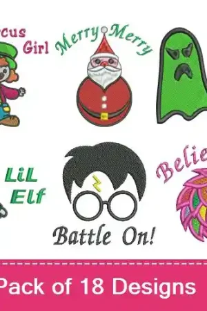 Fictional Fantasies Embroidery design pack by Favpro Designs, Embroidery Packs on EmbroideryDesigns.com While Supplies Last