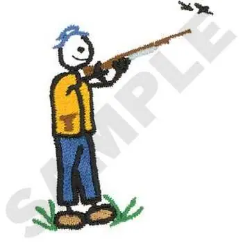 Hunter Embroidery Design Limited Time
