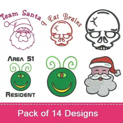 In Demand Crazy Characters! Embroidery design pack by Favpro Designs, Embroidery Packs on EmbroideryDesigns.com