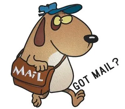 Special Discount Got Mail Embroidery Design