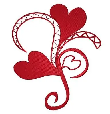 Seasonal Sale Valentine Hearts Embroidery Design