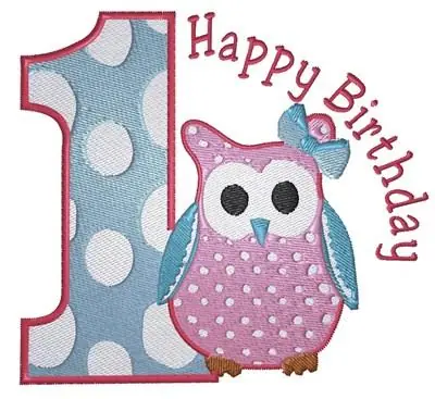 Happy Birthday Embroidery Design No Minimum Order