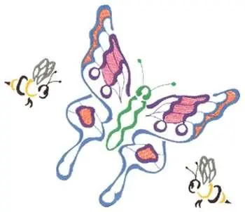 Sale Bug Outlines Embroidery Design