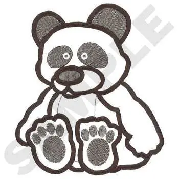 Panda Outline Embroidery Design Don’t Miss Out