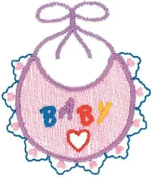 Baby Bib Embroidery Design Hot Deal