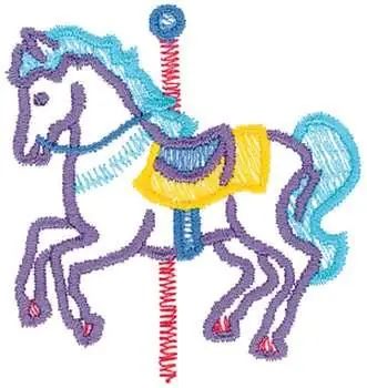 Carousel Horse Embroidery Design Don’t Miss Out