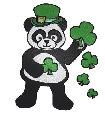Irish Panda Embroidery Design Free Returns