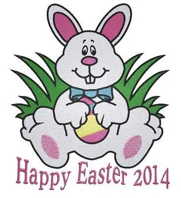 Modern Easter 2014 Embroidery Design