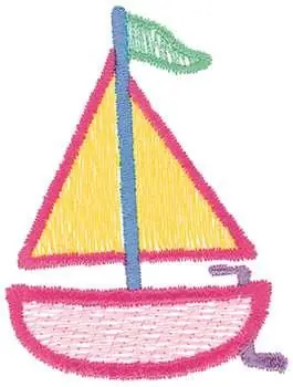 Sailboat Outline Embroidery Design Get Yours