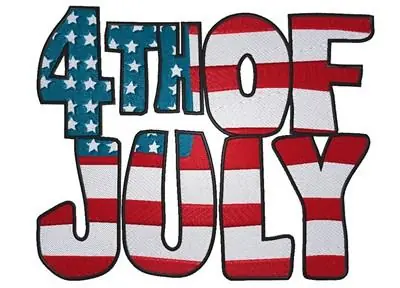Super Sale 4th of July Embroidery Design