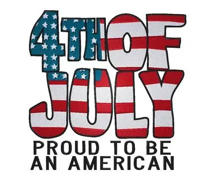 Best Seller 4th of July Embroidery Design
