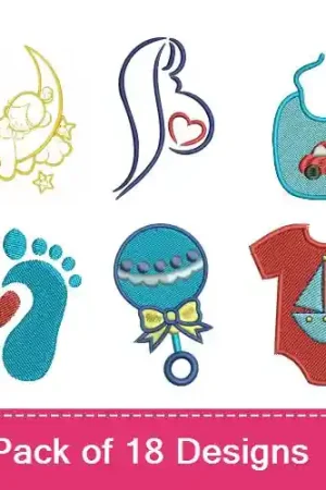 Trending Baby Love Embroidery design pack by Favpro Designs, Embroidery Packs on EmbroideryDesigns.com