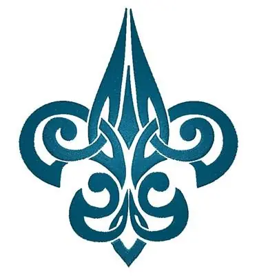 Genuine Fleur De Lis Embroidery Design