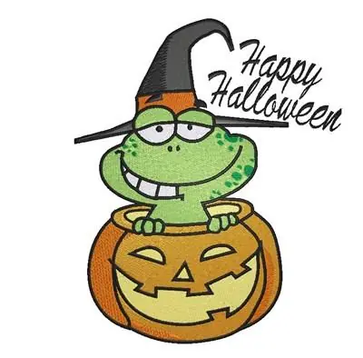 Affordable Happy Halloween Embroidery Design