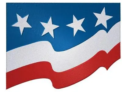 Stars and Stripes Embroidery Design Bargain