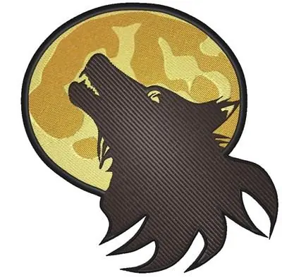 Warranty Included Howling at the Moon Embroidery Design