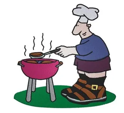 BBQ Guy Embroidery Design Deal