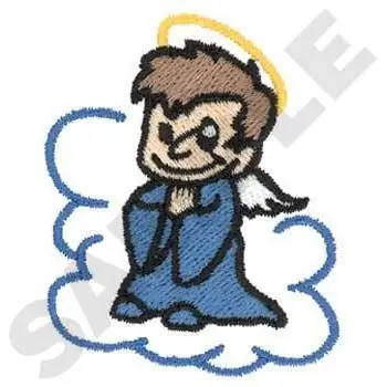 Little Boy Angel Embroidery Design Sale