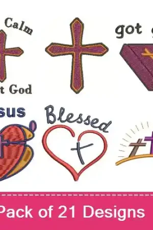 Low Price Walk With God Embroidery design pack by Favpro Designs, Embroidery Packs on EmbroideryDesigns.com